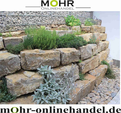 Muschelkalk Quader 30er 1000KG